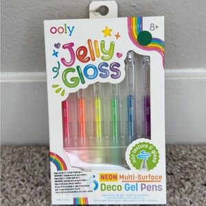 Ooly Jelly Gloss Neon Gel Pens multi surface